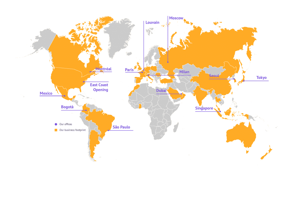 METRON - map offices