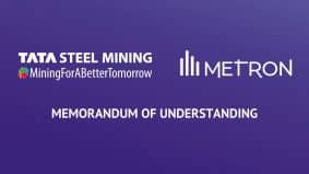 METRON annonce sa coopération avec Tata Steel Mining Limited en Inde
