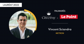Vincent Sciandra, PDG de METRON est lauréat du Palmarès Giverny Le Point 2023